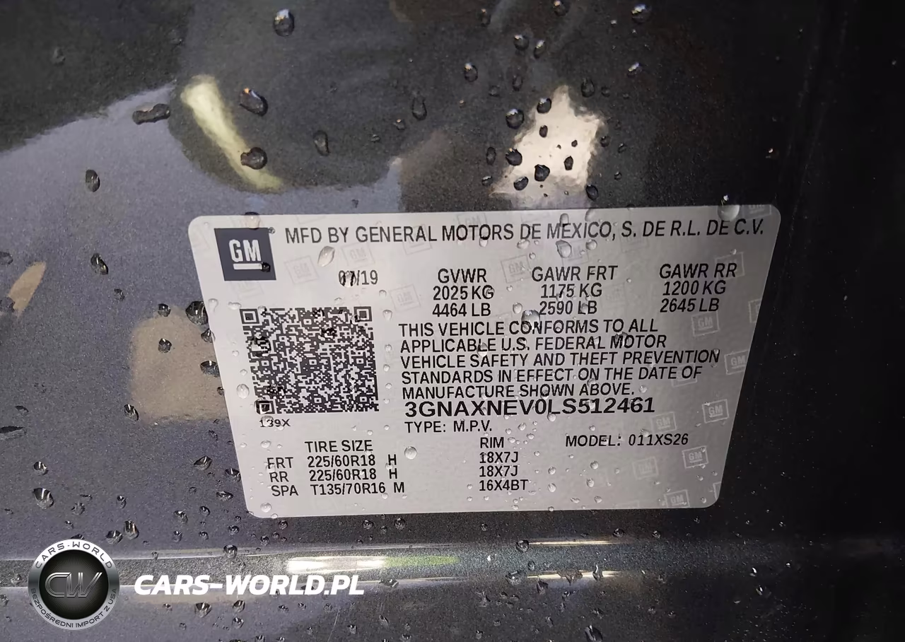 2020 Chevrolet Equinox Fwd Premier 1.5L Turbo VIN:3GNAXNEV0LS512461 - 9