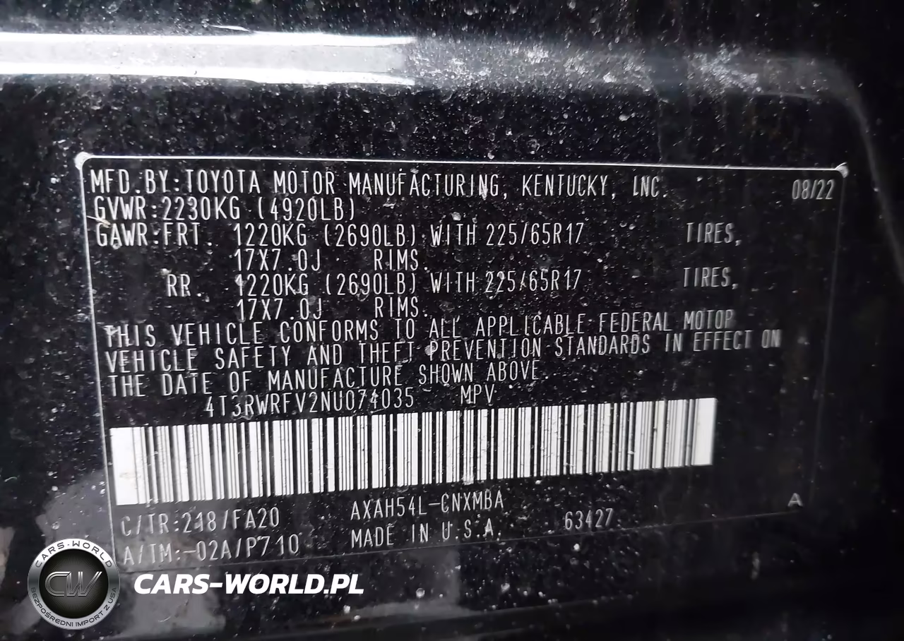 2022 Toyota Rav4 Hybrid Xle VIN:4T3RWRFV2NU074035 - 9