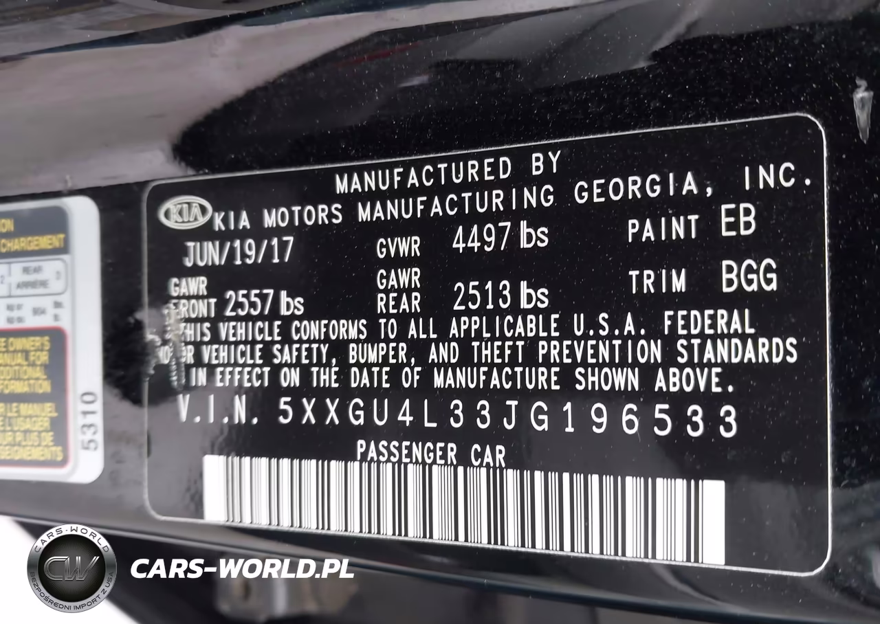 2018 Kia Optima Ex VIN:5XXGU4L33JG196533 - 9