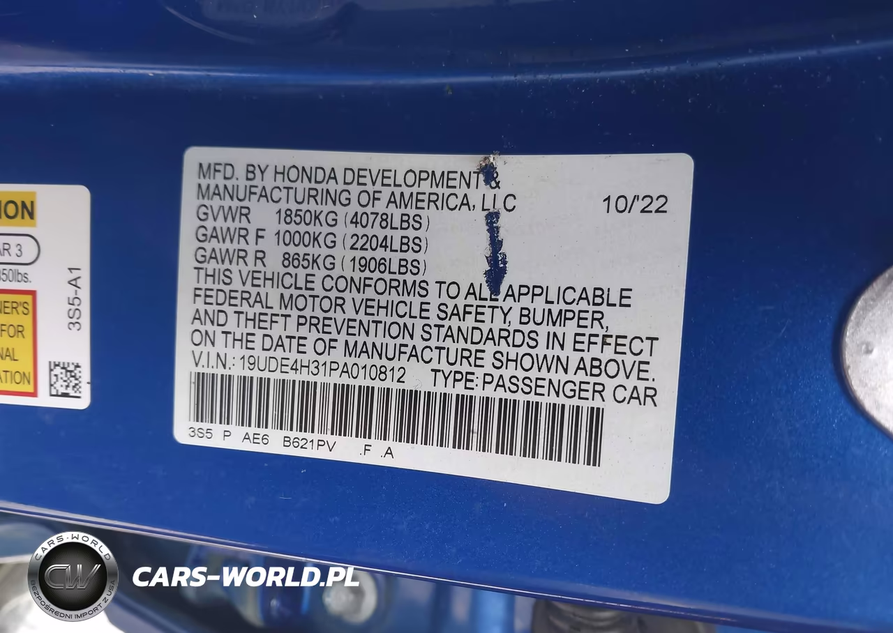 2023 Acura Integra A-Spec VIN:19UDE4H31PA010812 - 9
