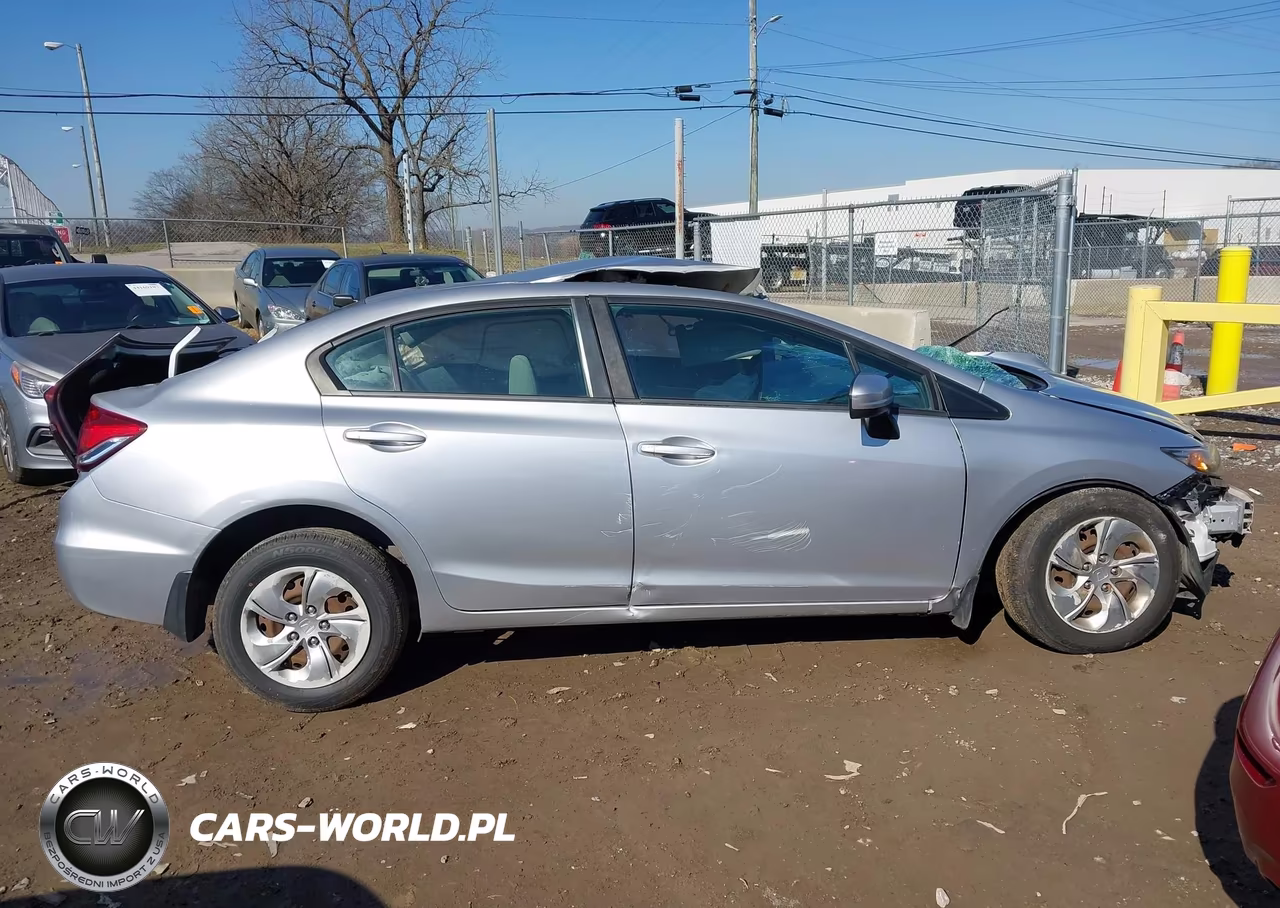 2015 Honda Civic Lx VIN:19XFB2F55FE026354 - 13