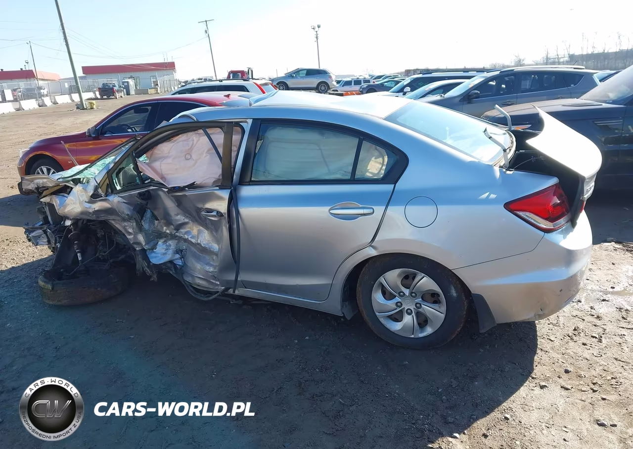 2015 Honda Civic Lx VIN:19XFB2F55FE026354 - 14