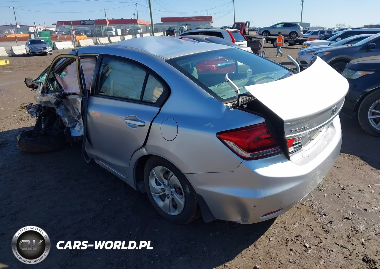 2015 Honda Civic Lx VIN:19XFB2F55FE026354 - 3