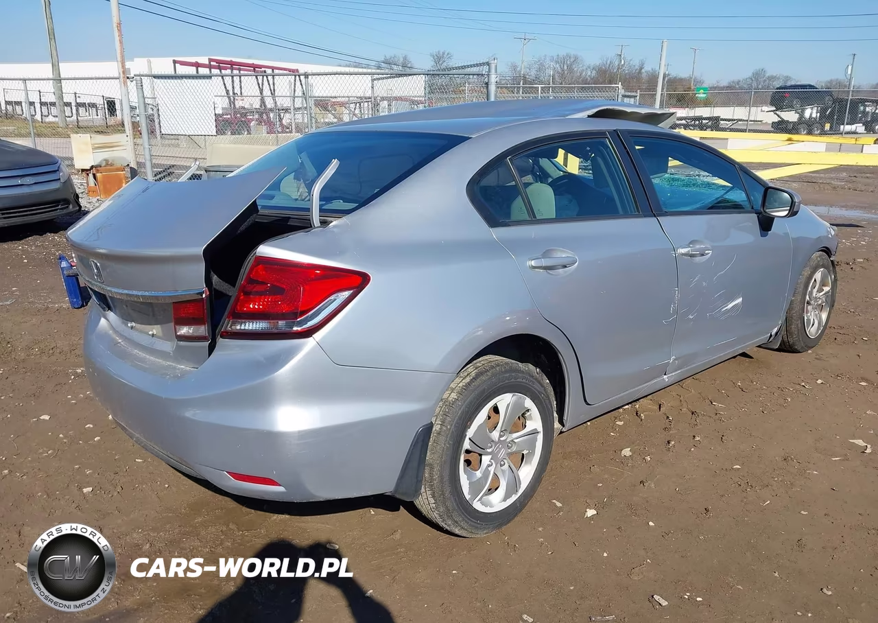 2015 Honda Civic Lx VIN:19XFB2F55FE026354 - 4