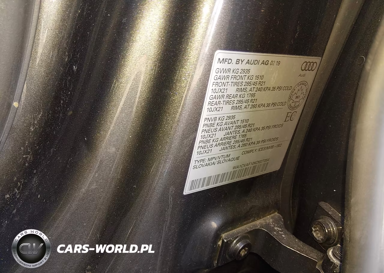 2019 Audi Q8 55 Premium VIN:WA1CVAF10KD027354 - 9
