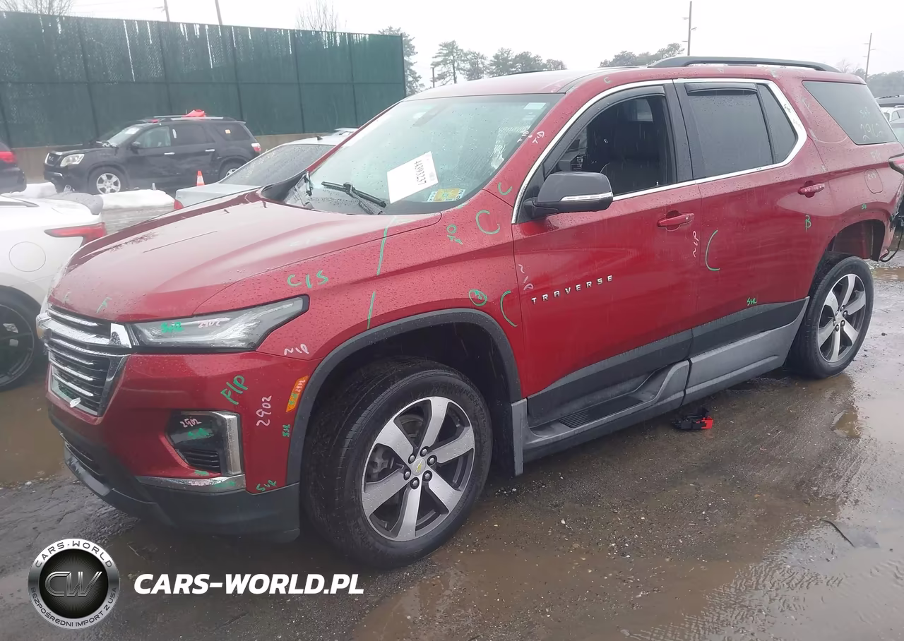 2022 Chevrolet Traverse Fwd Lt Leather VIN:1GNERHKW8NJ112985 - 2
