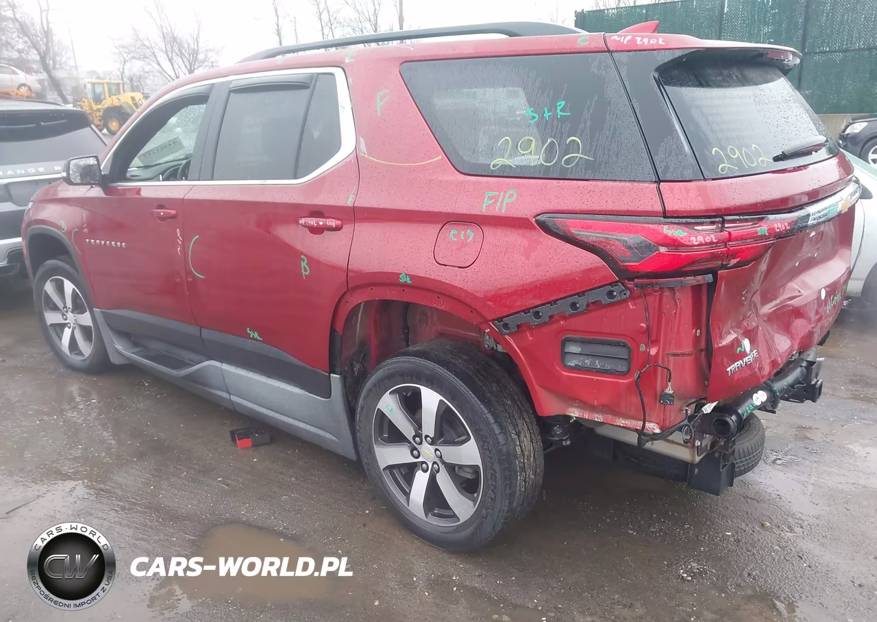 2022 Chevrolet Traverse Fwd Lt Leather VIN:1GNERHKW8NJ112985 - 3