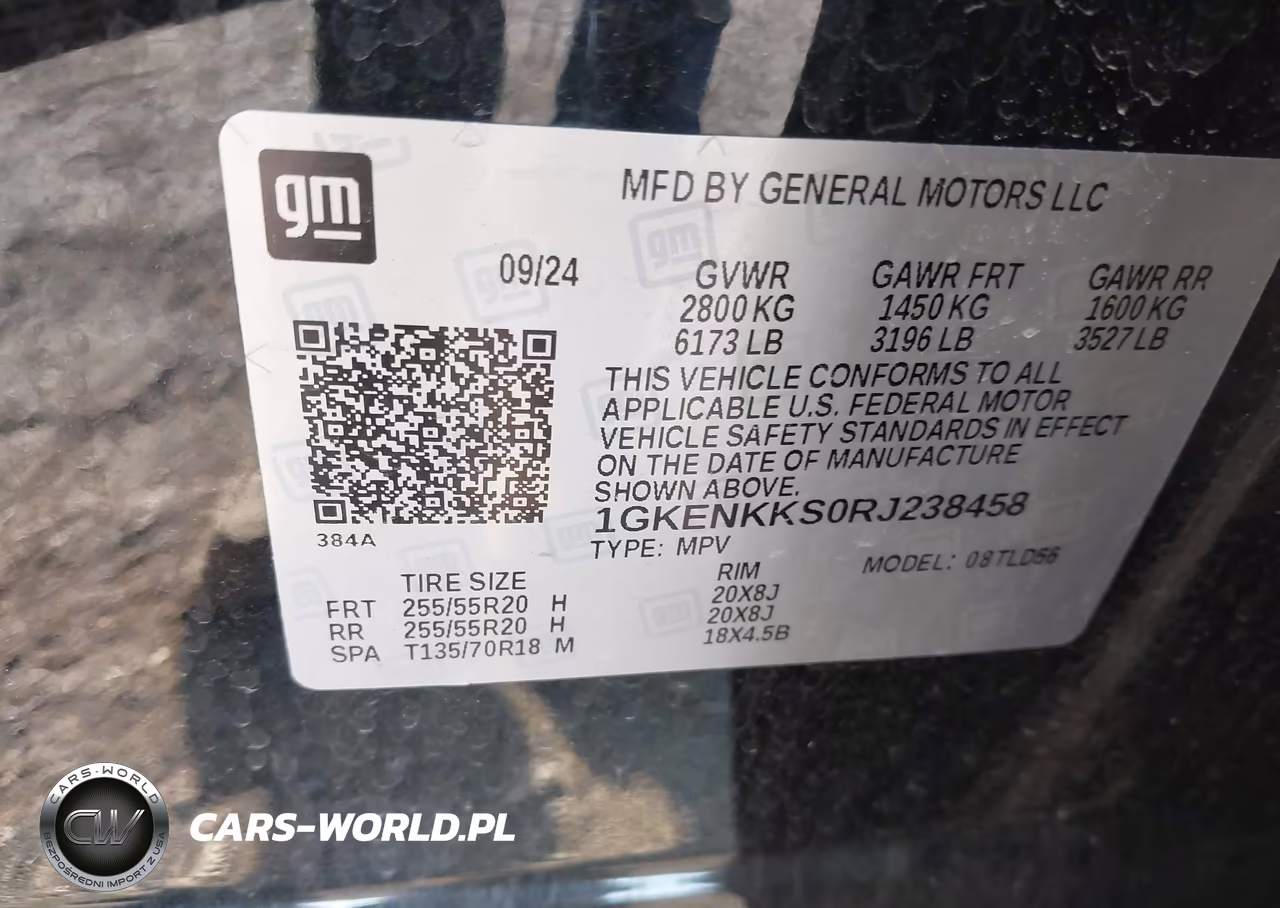 2024 GMC Acadia Uplevel VIN:1GKENKKS0RJ238458 - 9