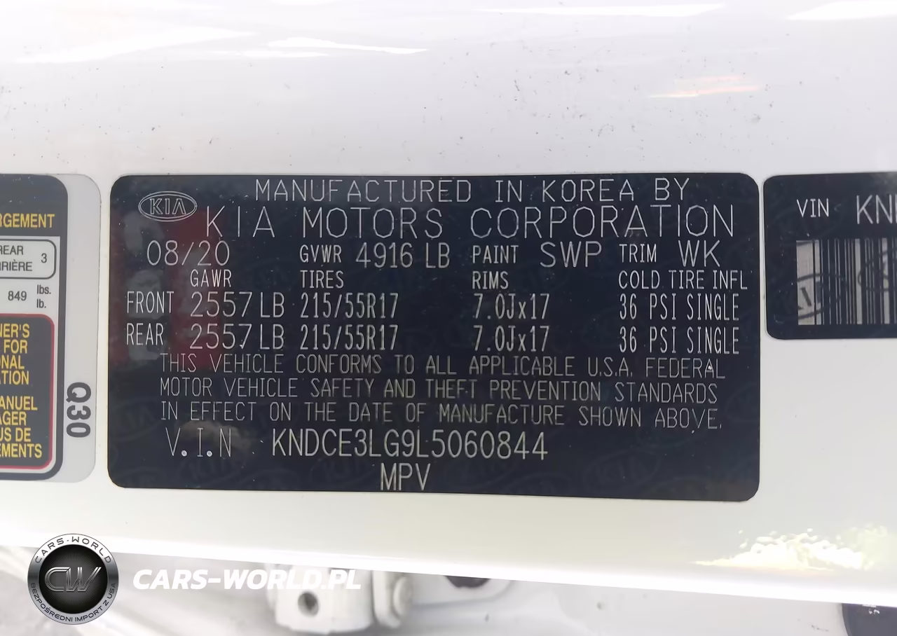 2020 Kia Niro Ev Ex Premium VIN:KNDCE3LG9L5060844 - 9
