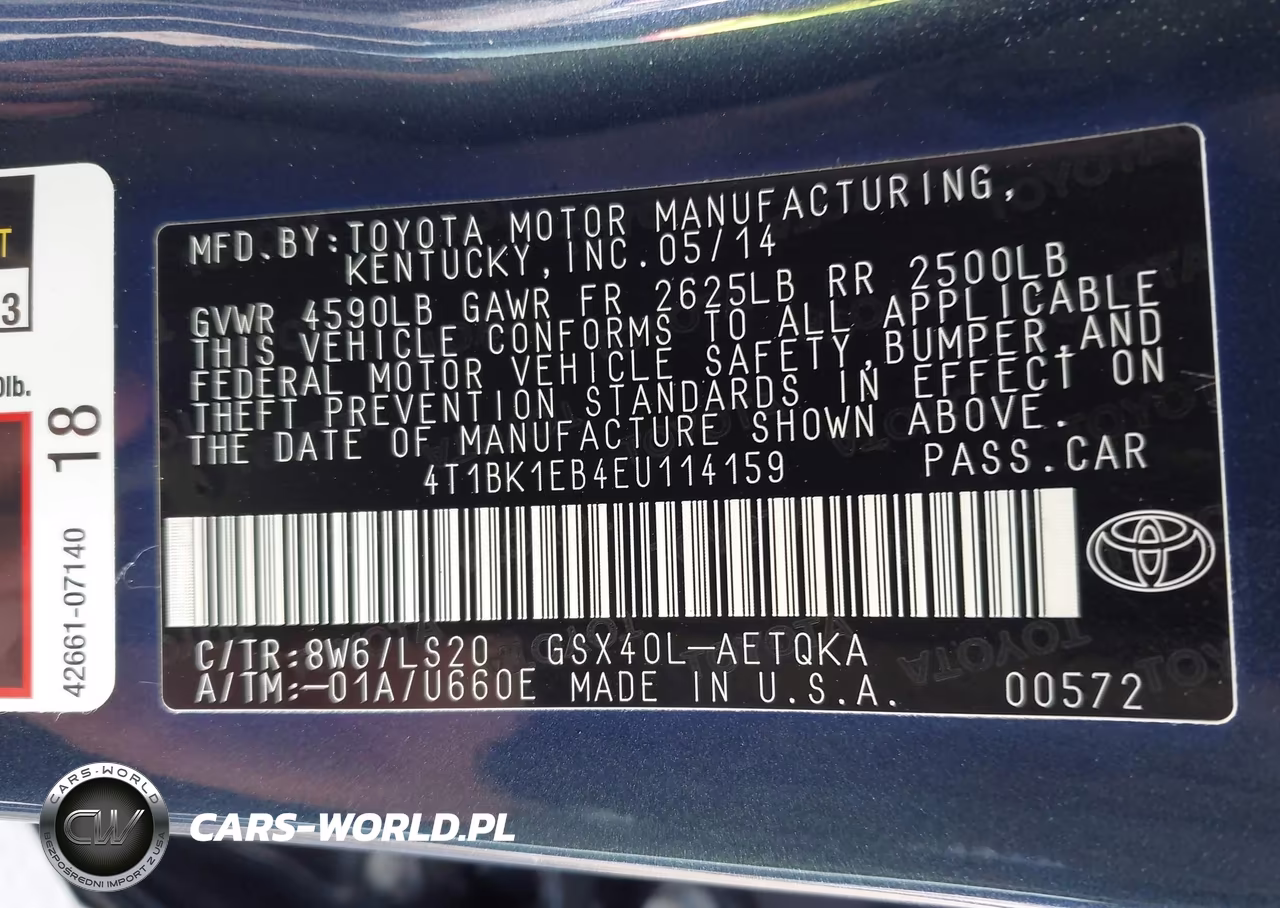 2014 Toyota Avalon Limited-Xle-Xle Premium-Xle Touring VIN:4T1BK1EB4EU114159 - 9