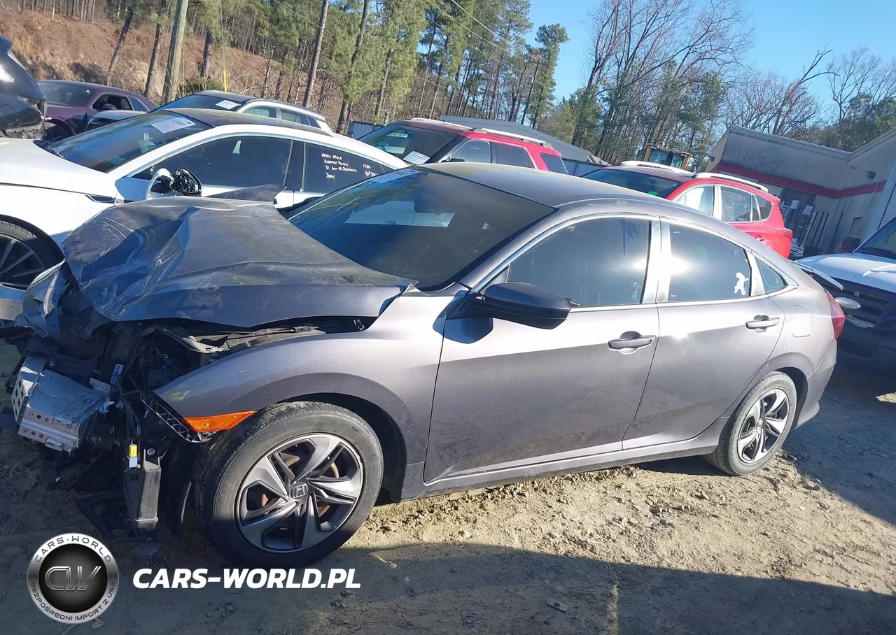 2019 Honda Civic Lx VIN:19XFC2F68KE009578 - 14