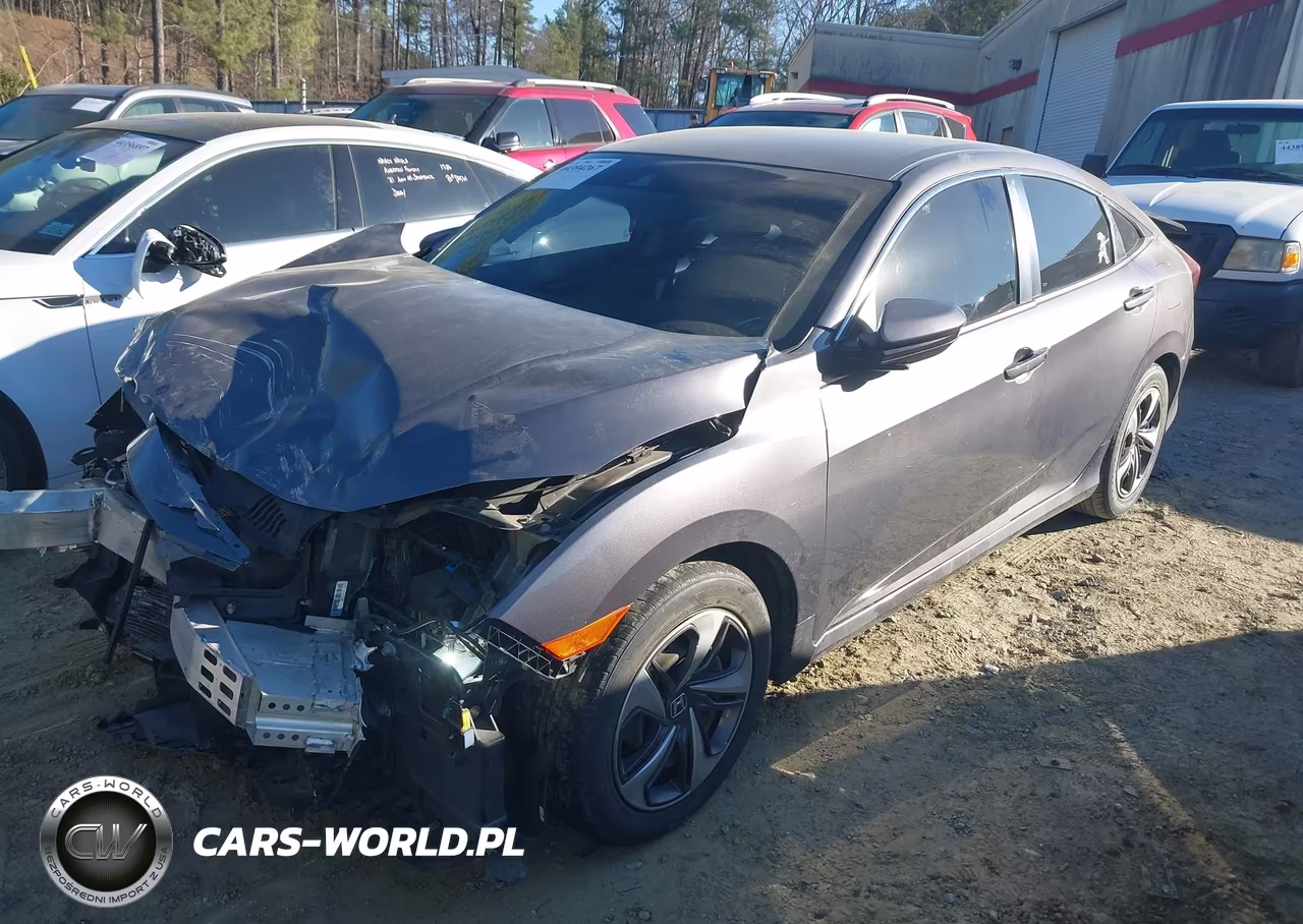 2019 Honda Civic Lx VIN:19XFC2F68KE009578 - 2