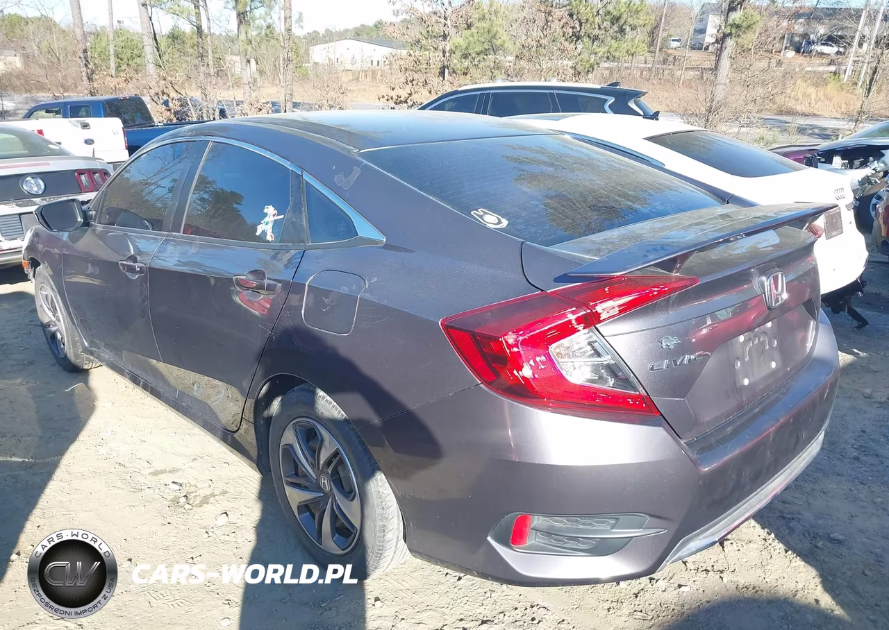 2019 Honda Civic Lx VIN:19XFC2F68KE009578 - 3