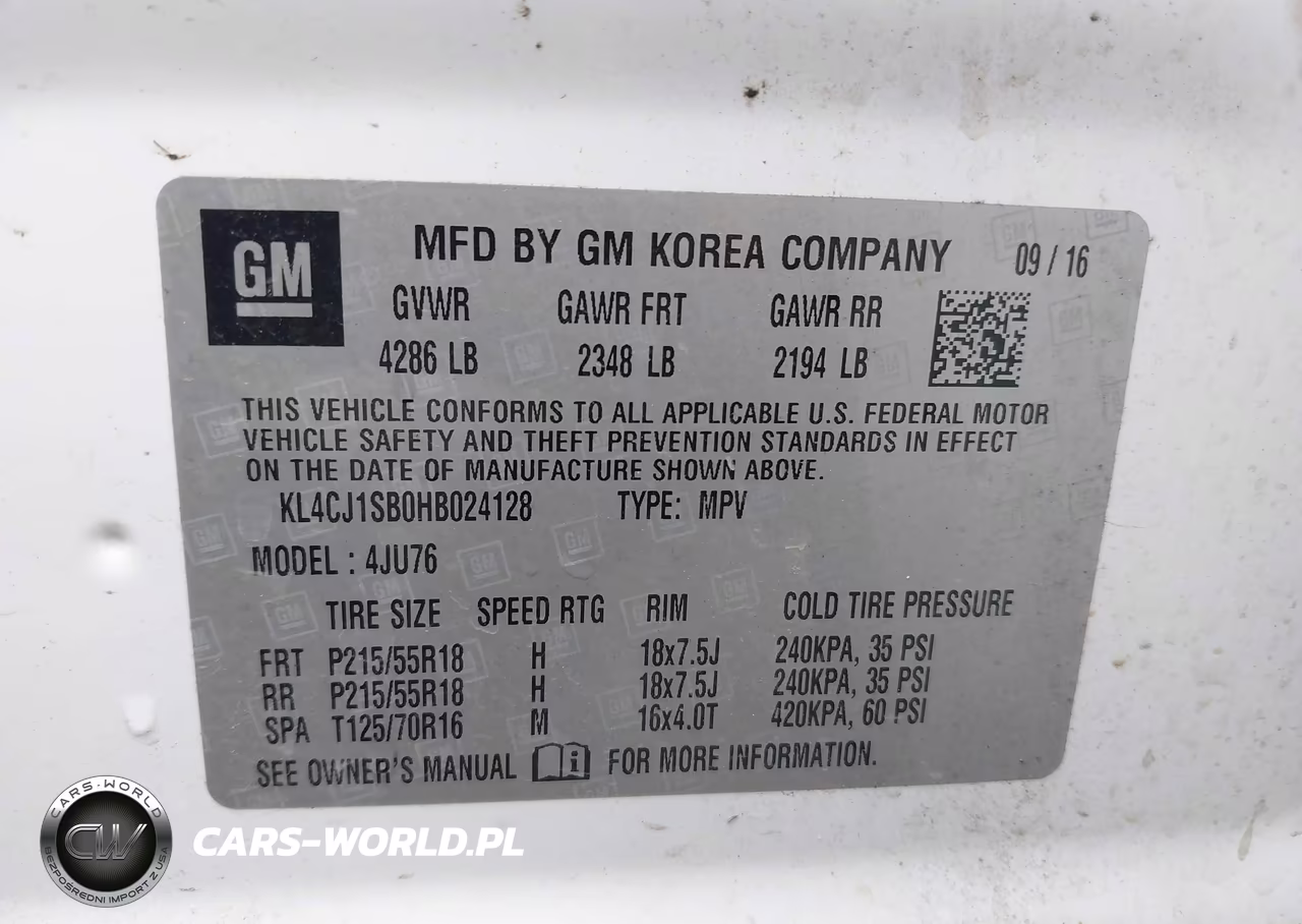 2017 Buick Encore Sport Touring VIN:KL4CJ1SB0HB024128 - 9