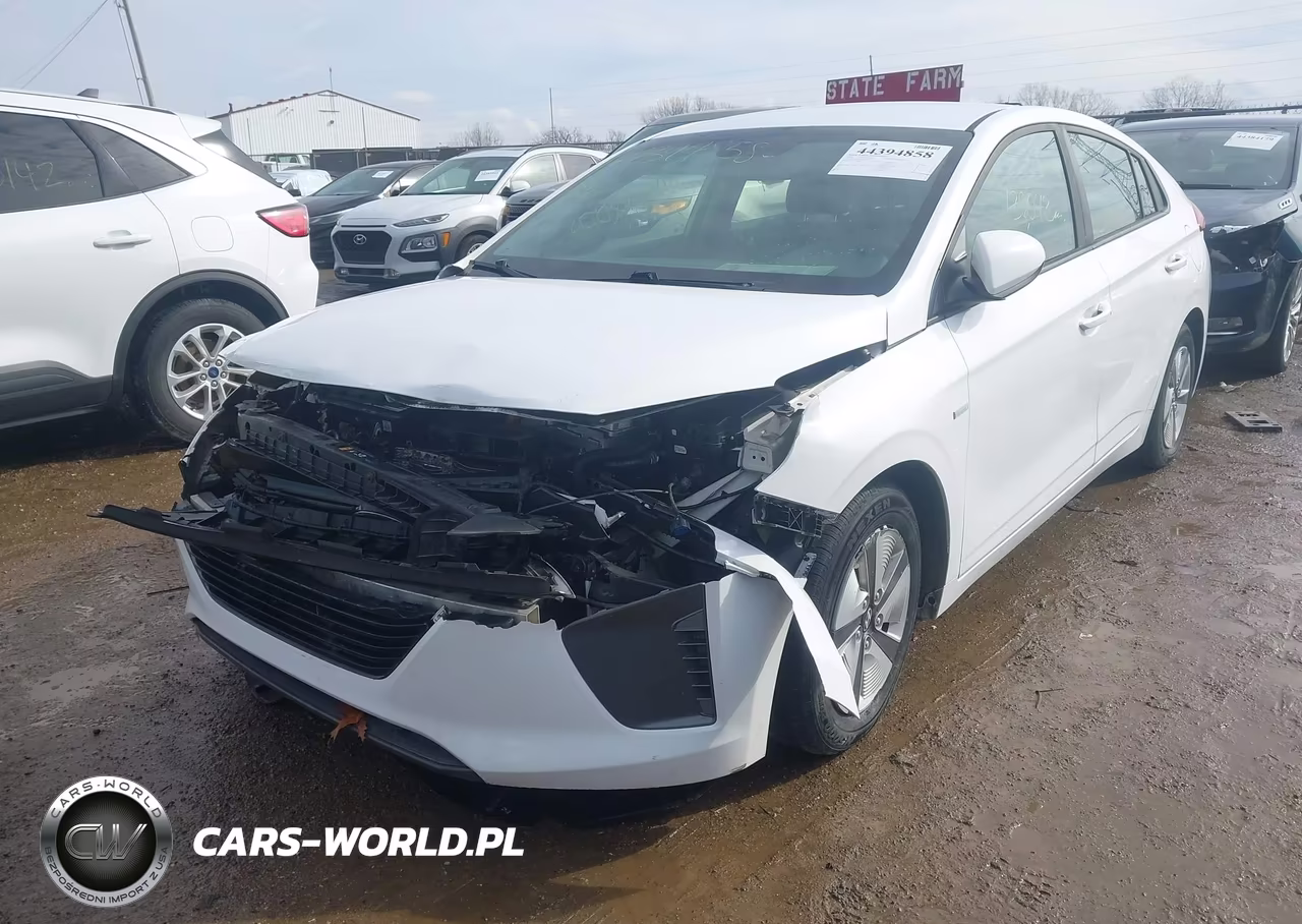 2018 Hyundai Ioniq Hybrid Blue VIN:KMHC65LC8JU076229 - 2