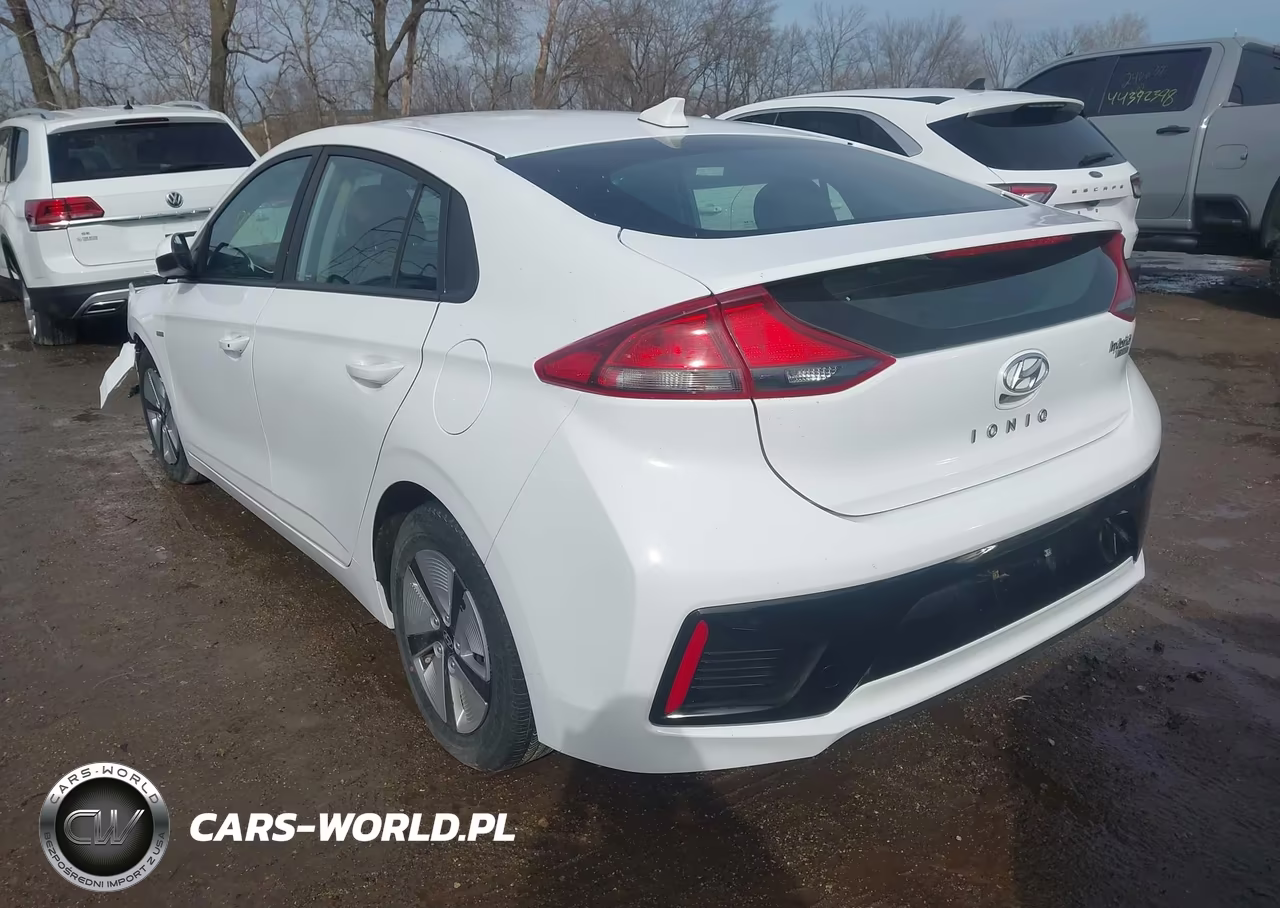 2018 Hyundai Ioniq Hybrid Blue VIN:KMHC65LC8JU076229 - 3