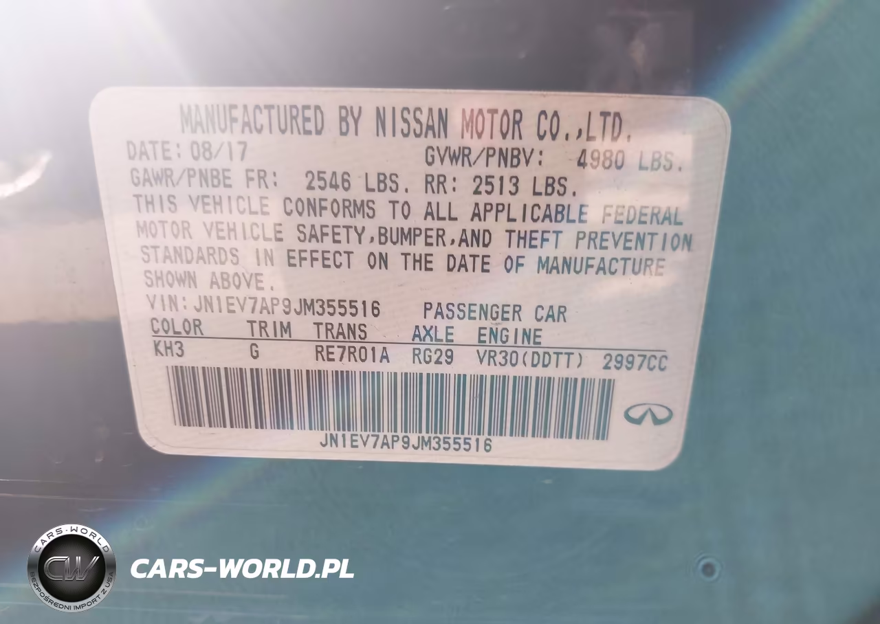 2018 Infiniti Q50 Luxe-Sport VIN:JN1EV7AP9JM355516 - 9