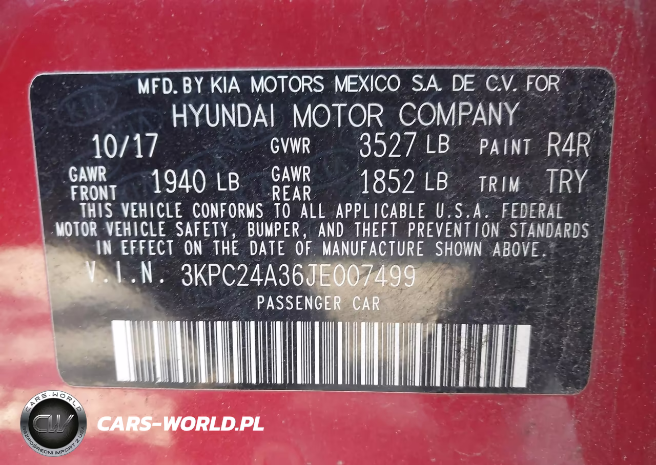 2018 Hyundai Accent Se VIN:3KPC24A36JE007499 - 9