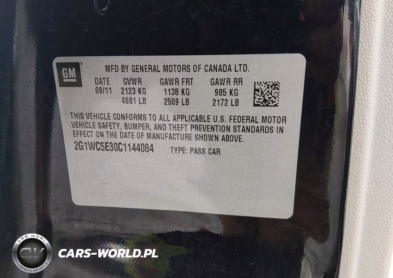 2012 Chevrolet Impala Ltz VIN:2G1WC5E30C1144084 - 9