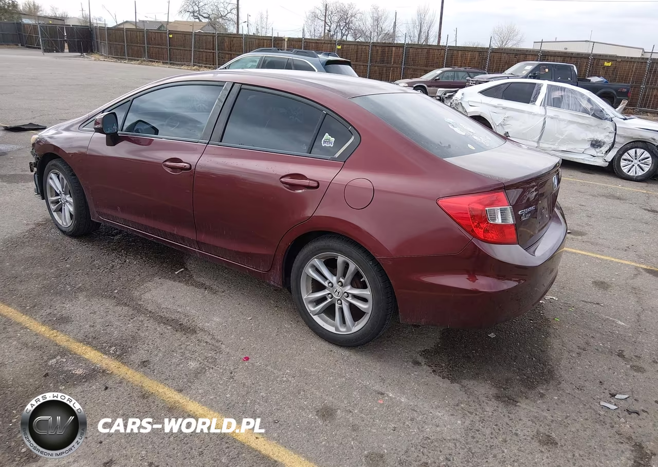 2012 Honda Civic Lx VIN:2HGFB2F53CH608552 - 3