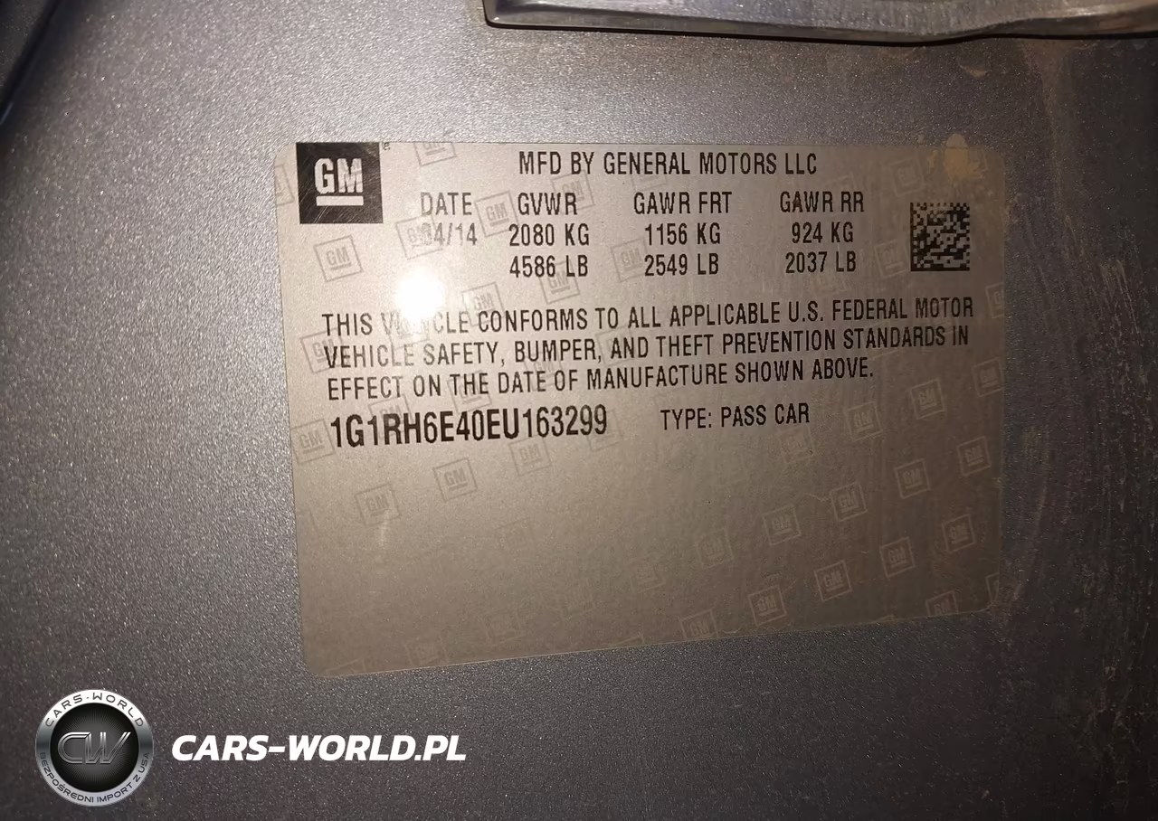 2014 Chevrolet Volt VIN:1G1RH6E40EU163299 - 9