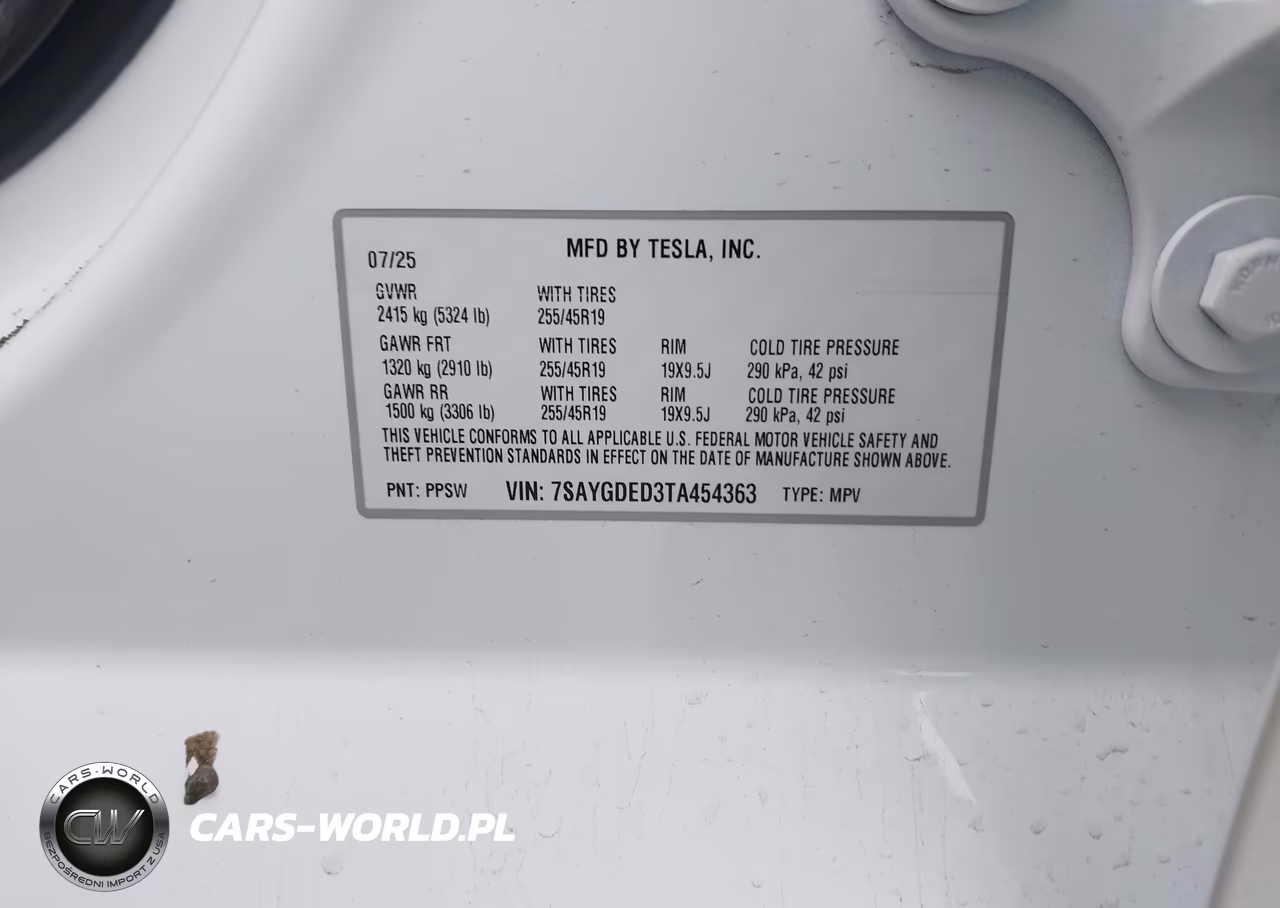 2026 Tesla Model Y Premium Rear-Wheel Drive-Standard Rear-Wheel Drive VIN:7SAYGDED3TA454363 - 8