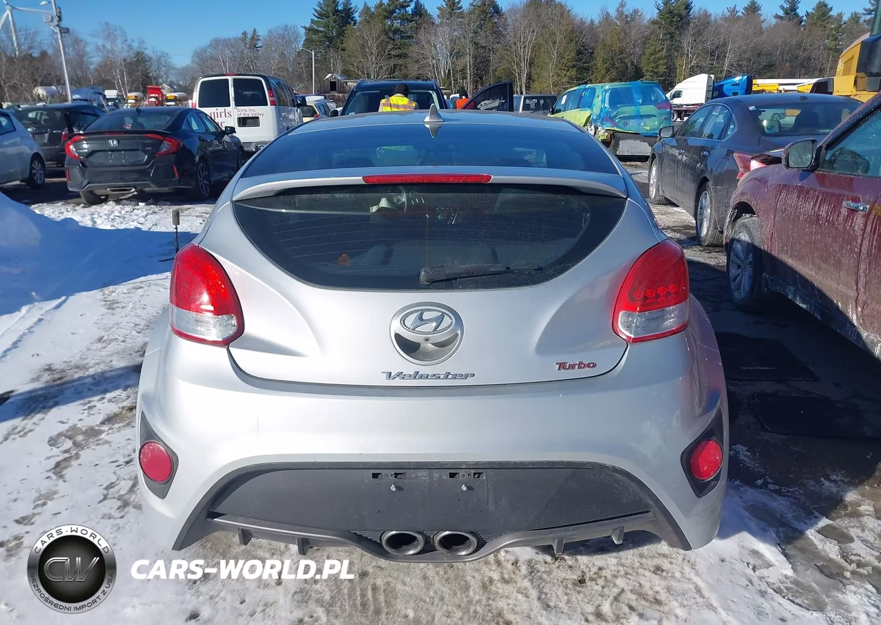 2016 Hyundai Veloster Turbo VIN:KMHTC6AE5GU264802 - 17