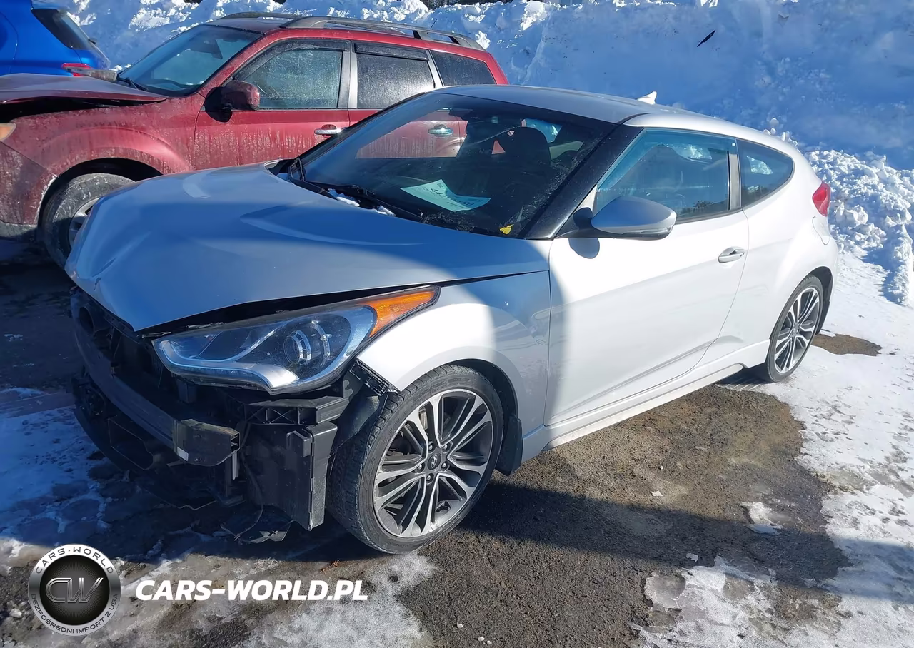 2016 Hyundai Veloster Turbo VIN:KMHTC6AE5GU264802 - 2
