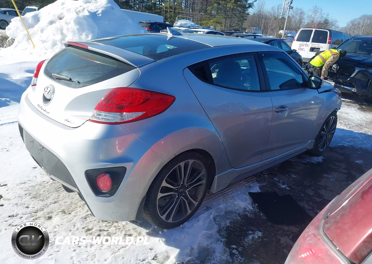 2016 Hyundai Veloster Turbo VIN:KMHTC6AE5GU264802 - 4