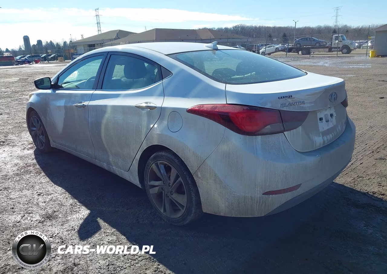 2014 Hyundai Elantra Limited VIN:5NPDH4AE7EH511095 - 3