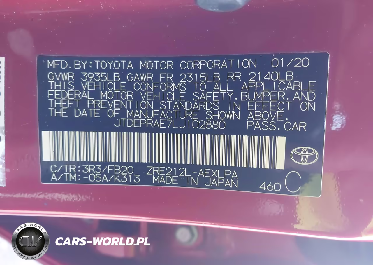 2020 Toyota Corolla Le VIN:JTDEPRAE7LJ102880 - 9