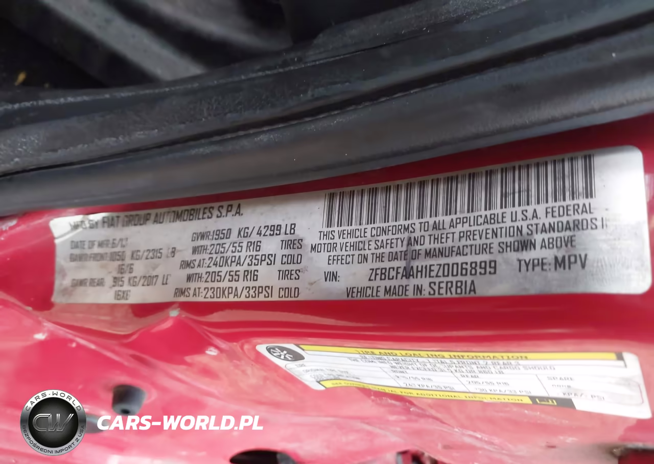 2014 Fiat 500L Pop VIN:ZFBCFAAH1EZ006899 - 9