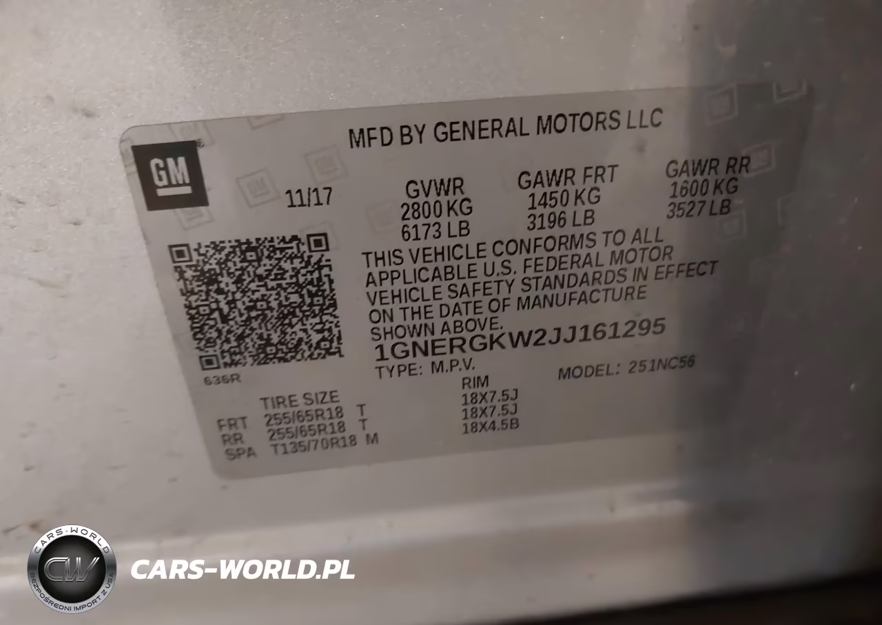 2018 Chevrolet Traverse 1Lt VIN:1GNERGKW2JJ161295 - 9