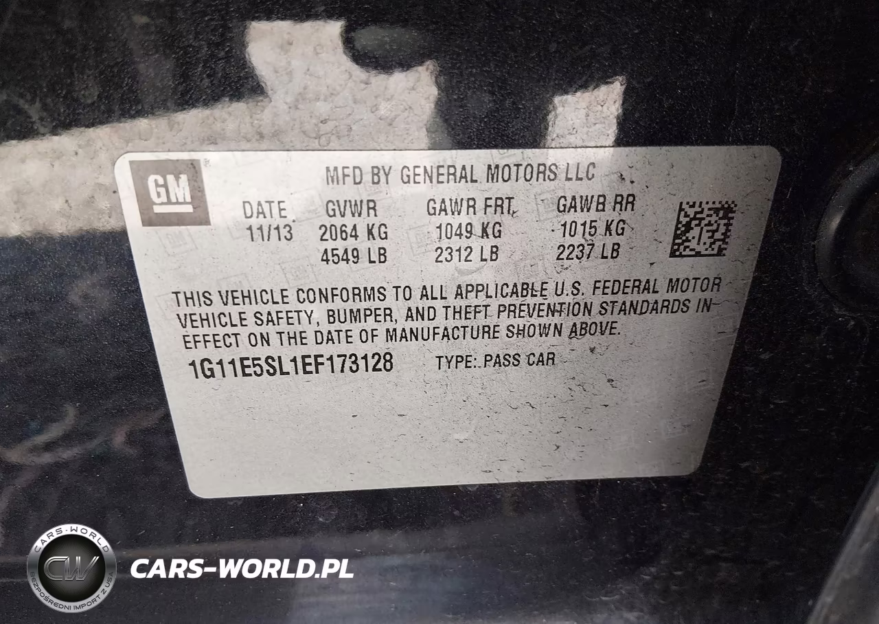 2014 Chevrolet Malibu 2Lt VIN:1G11E5SL1EF173128 - 9