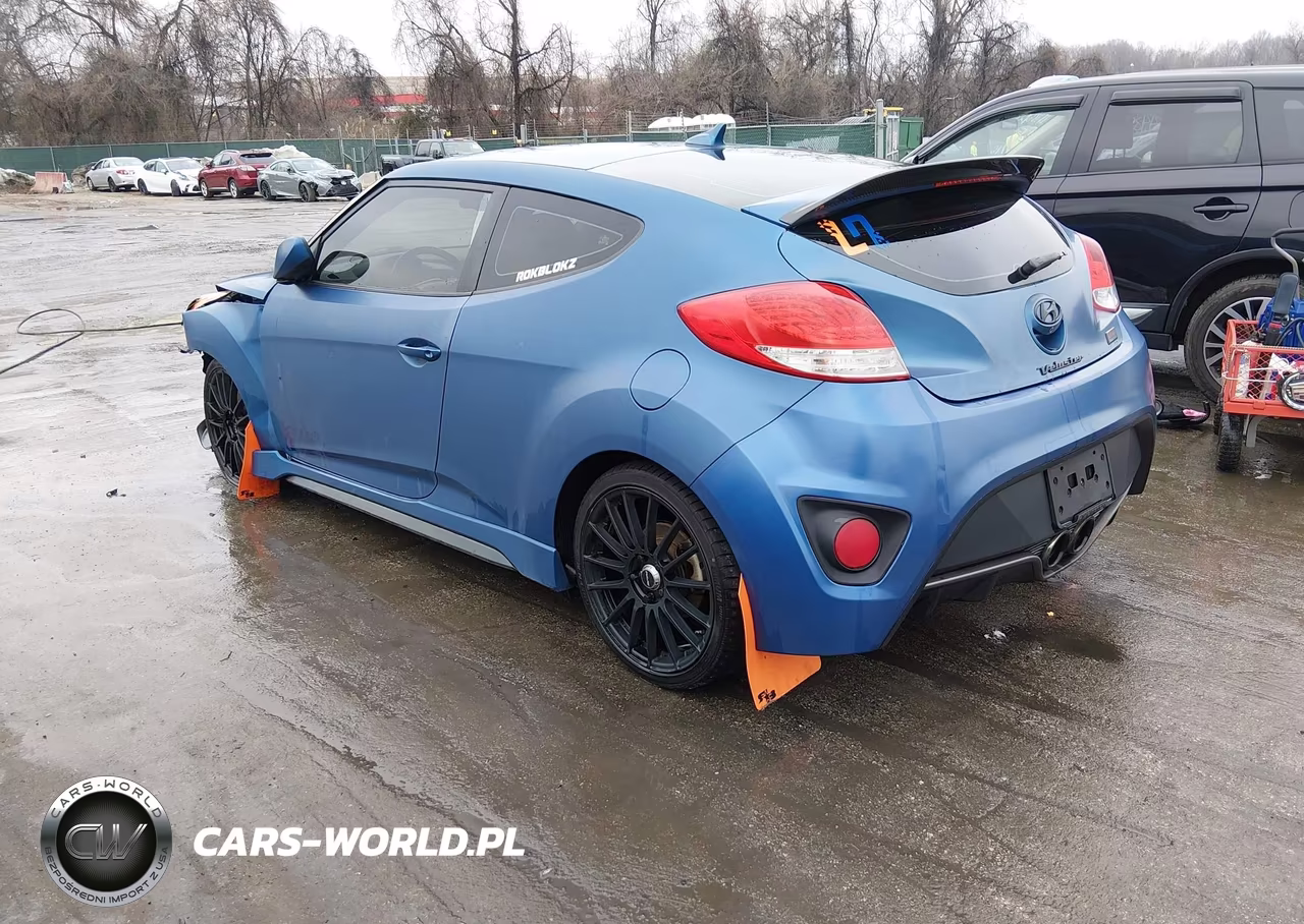 2016 Hyundai Veloster Turbo Rally Edition VIN:KMHTC6AE2GU251165 - 3