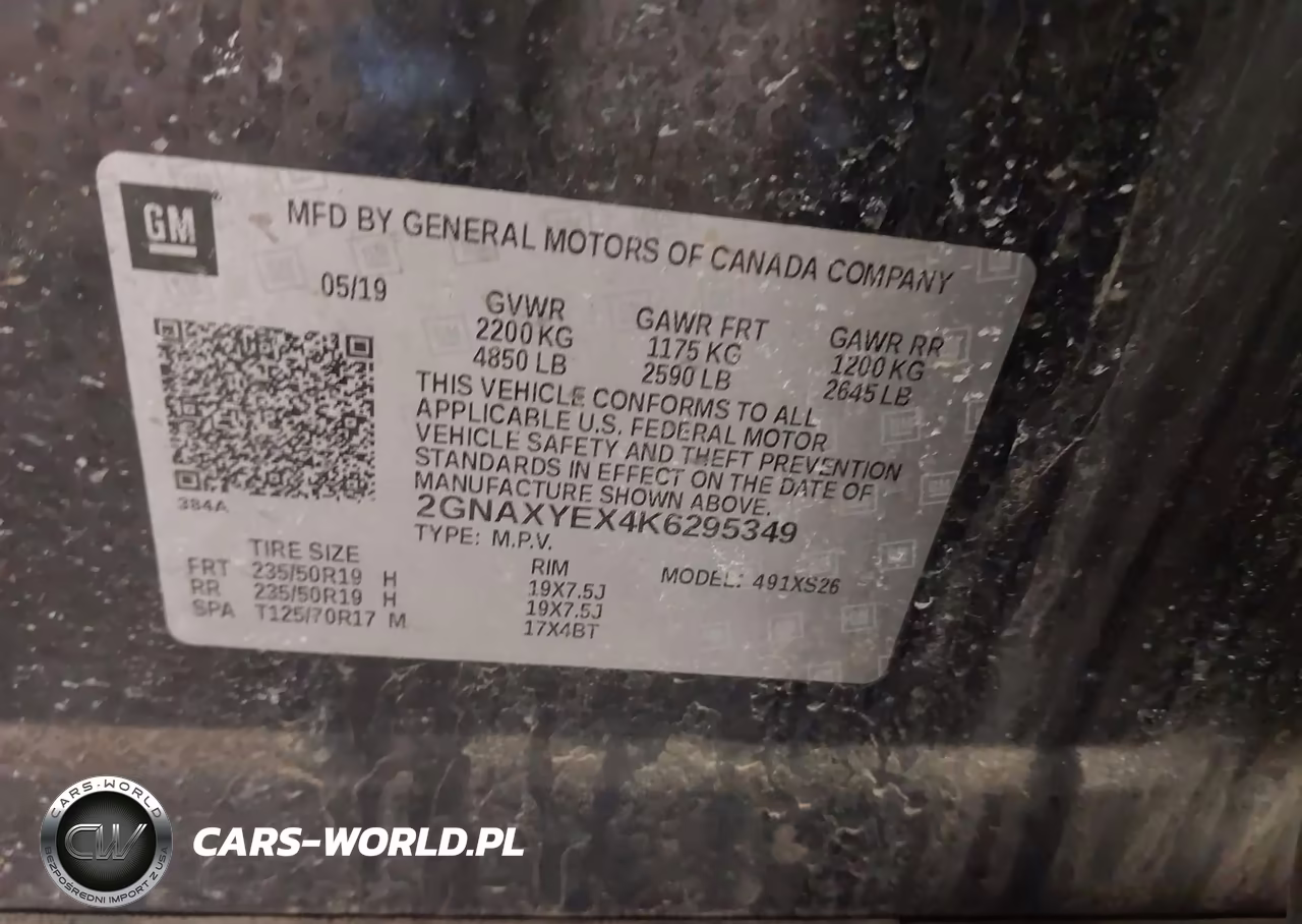 2019 Chevrolet Equinox Premier VIN:2GNAXYEX4K6295349 - 9