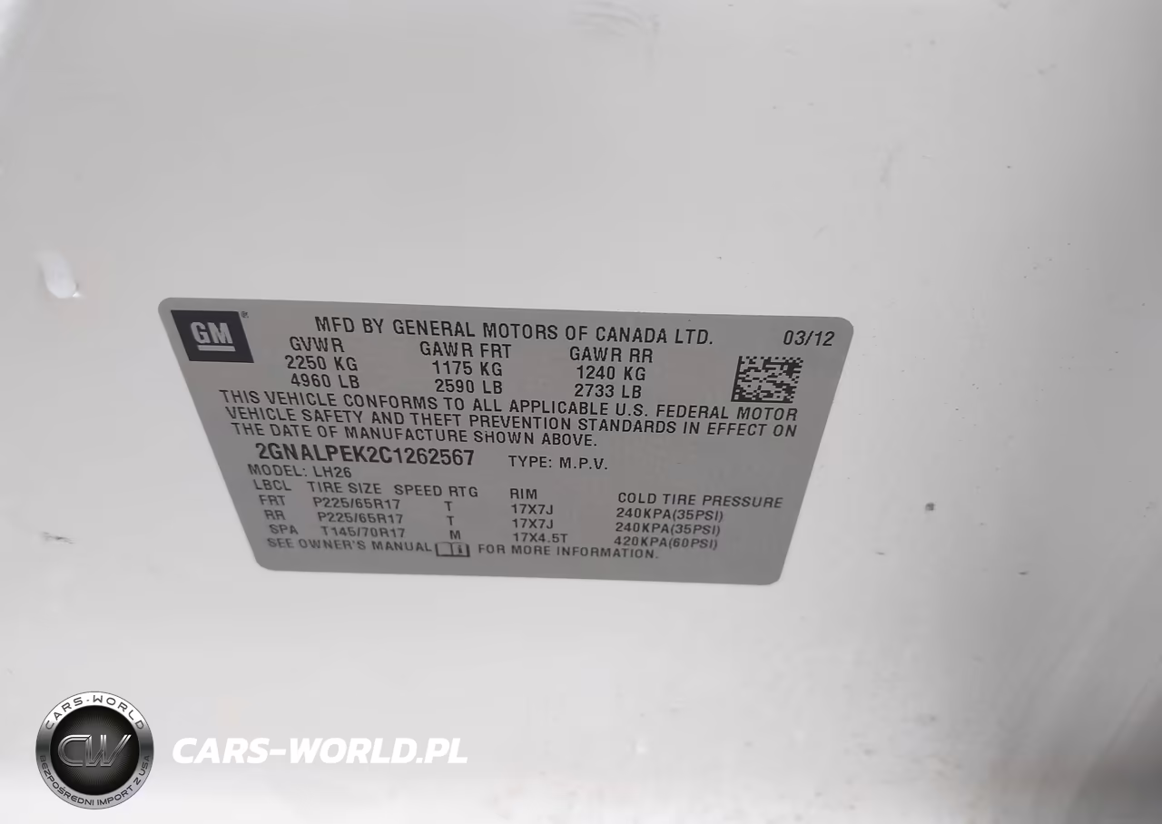 2012 Chevrolet Equinox 2Lt VIN:2GNALPEK2C1262567 - 9