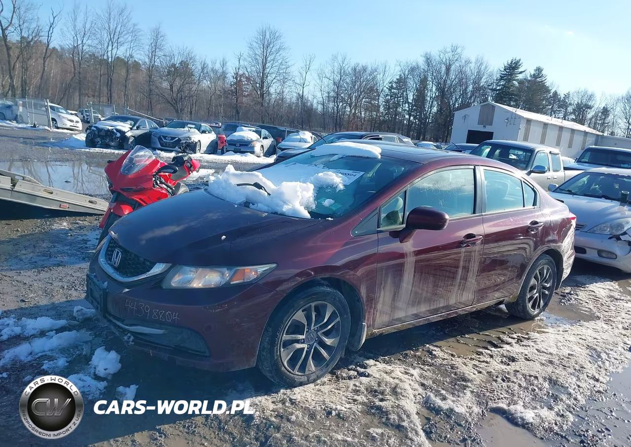 2014 Honda Civic Ex VIN:19XFB2F88EE208655 - 2