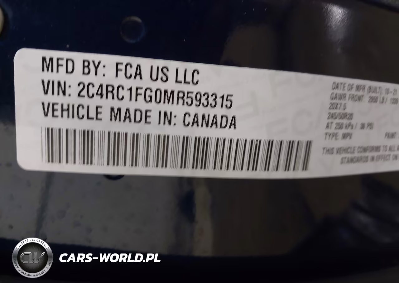 2021 Chrysler Pacifica Touring VIN:2C4RC1FG0MR593315 - 9