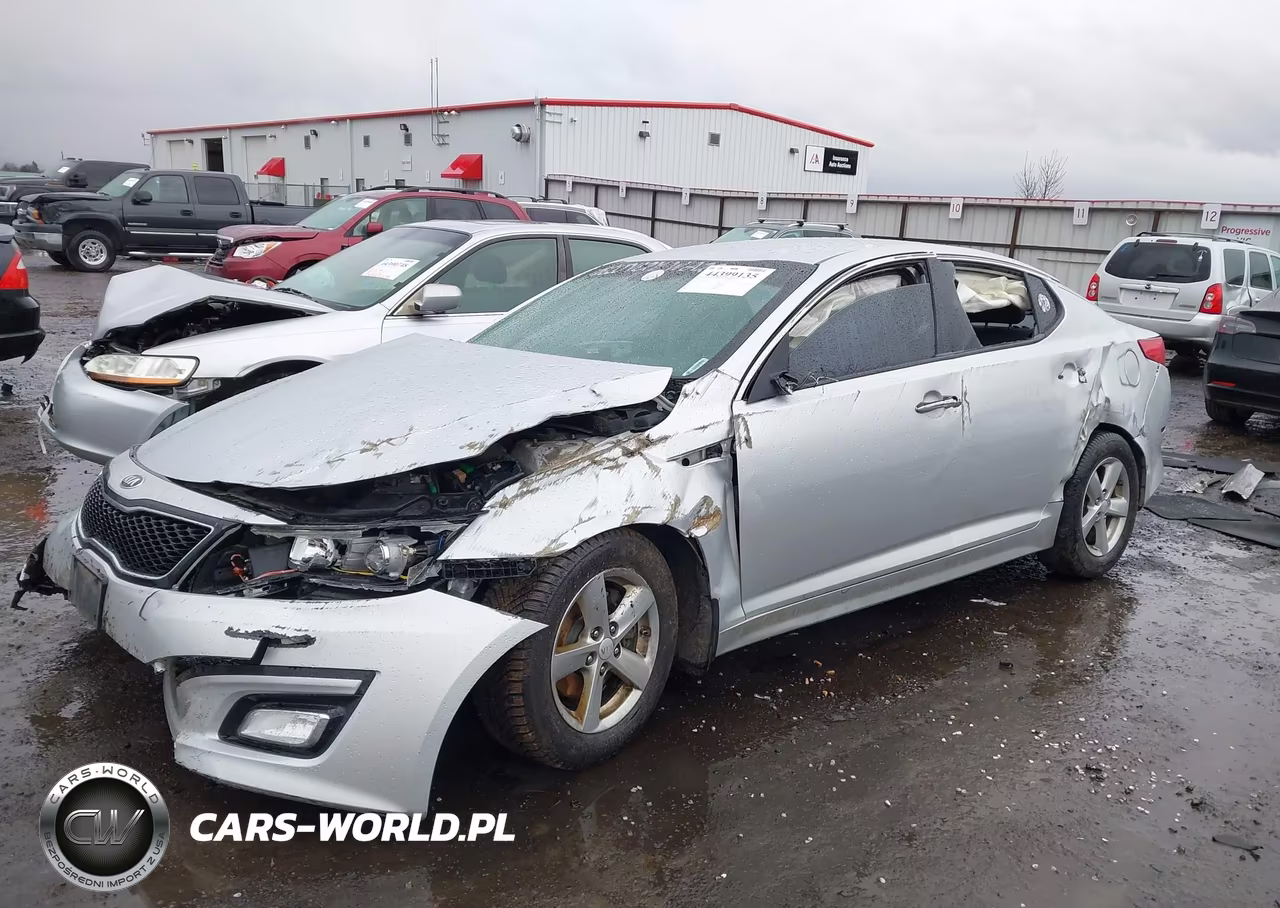 2014 Kia Optima Lx VIN:5XXGM4A76EG338420 - 2