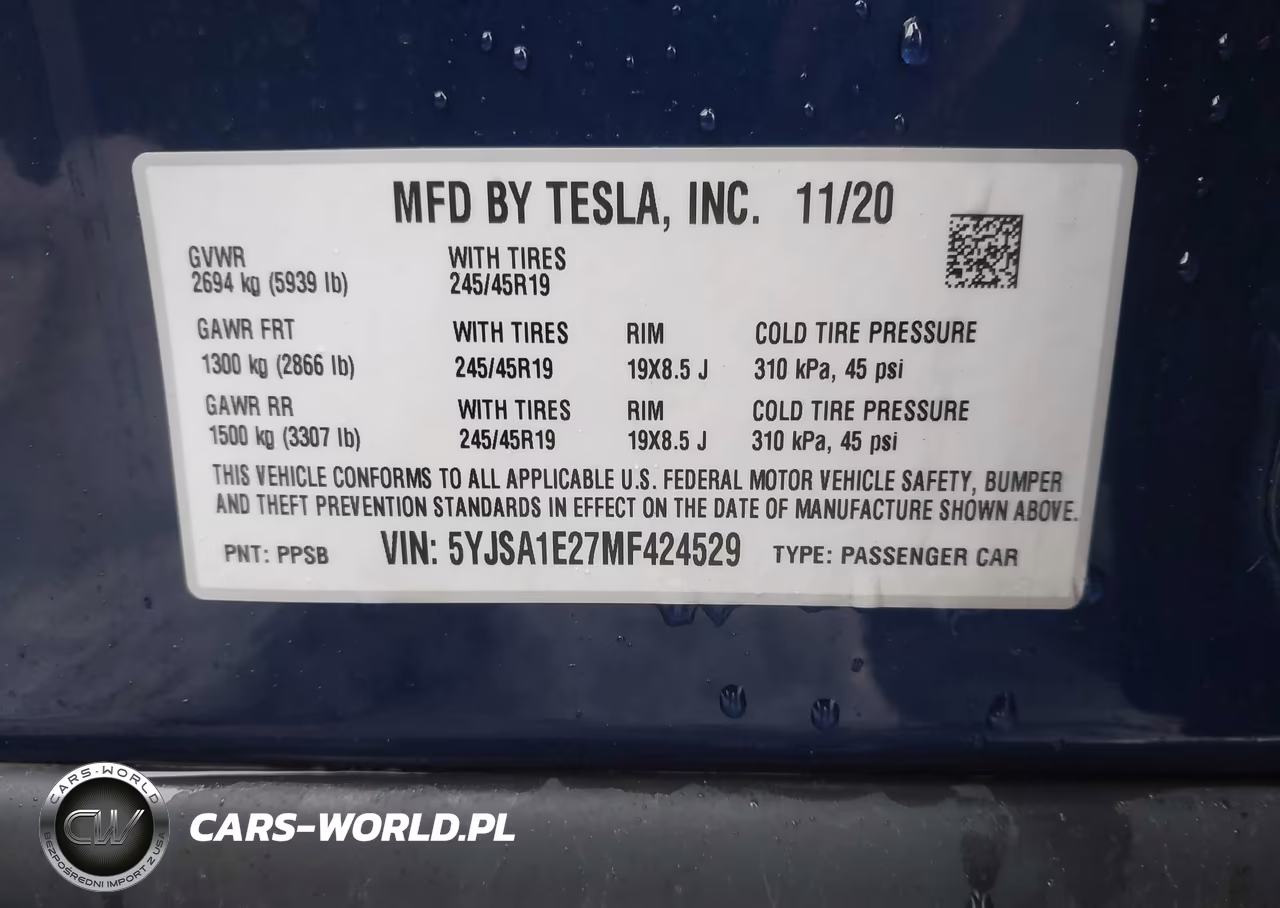 2021 Tesla Model S Long Range Dual Motor All-Wheel Drive-Long Range Plus Dual Motor All-Wheel Drive VIN:5YJSA1E27MF424529 - 9
