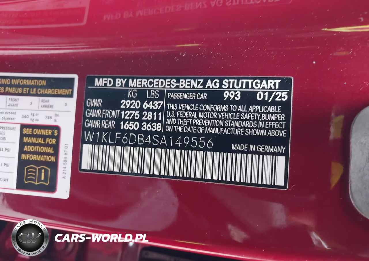 2025 Mercedes-Benz Amg E 53 E VIN:W1KLF6DB4SA149556 - 9