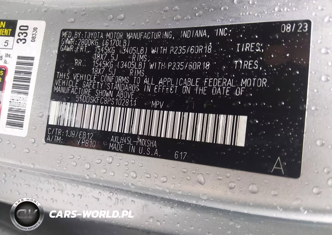2023 Toyota Sienna Xse VIN:5TDDSKFC8PS102811 - 9