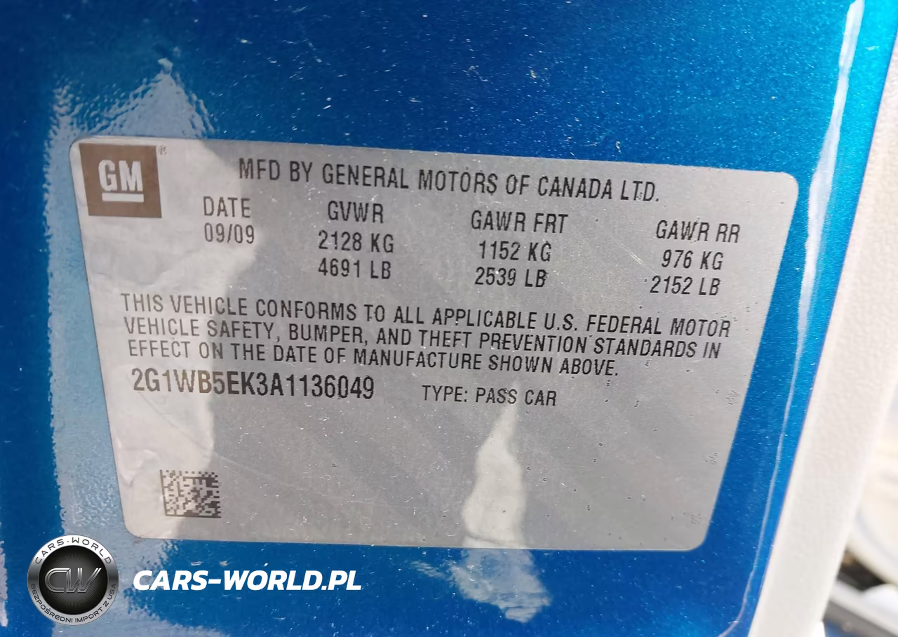 2010 Chevrolet Impala Lt VIN:2G1WB5EK3A1136049 - 9