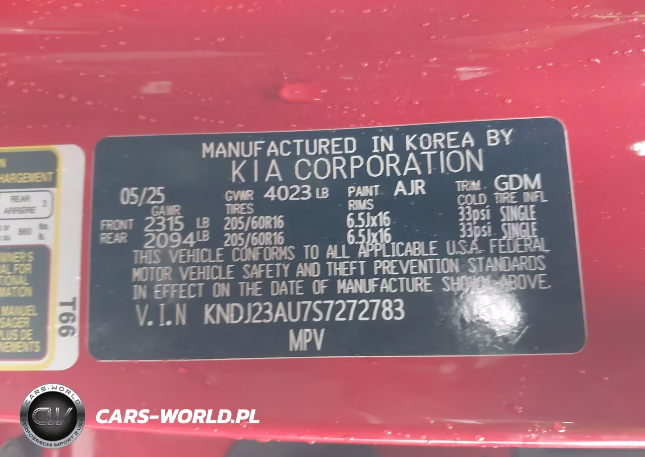 2025 Kia Soul Lx VIN:KNDJ23AU7S7272783 - 9