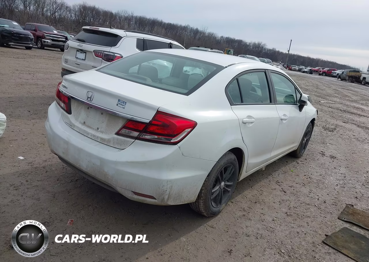 2015 Honda Civic Lx VIN:19XFB2F52FE037411 - 4