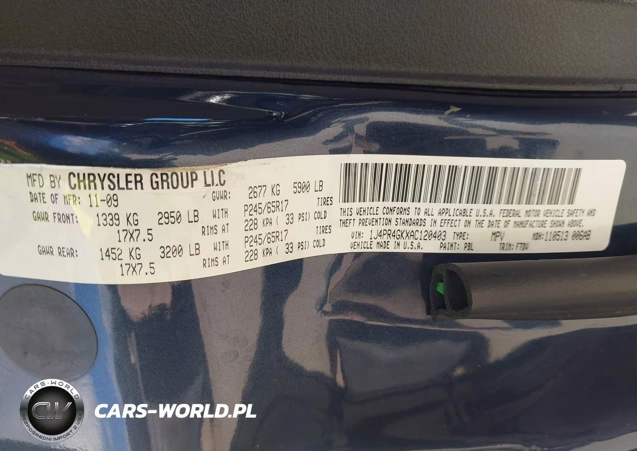 2010 Jeep Grand Cherokee Laredo VIN:1J4PR4GKXAC120403 - 9