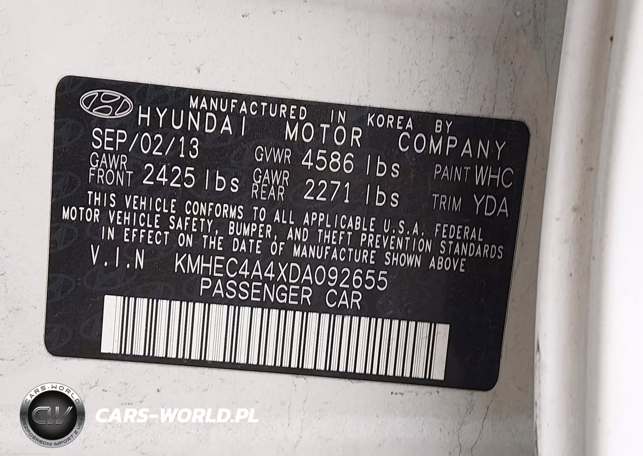 2013 Hyundai Sonata Hybrid Limited VIN:KMHEC4A4XDA092655 - 9
