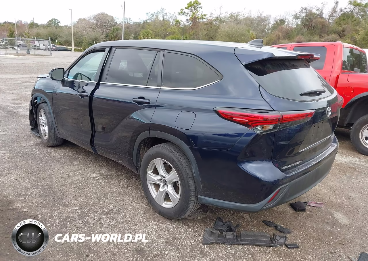 2023 Toyota Highlander Le VIN:5TDKDRAH1PS042352 - 3