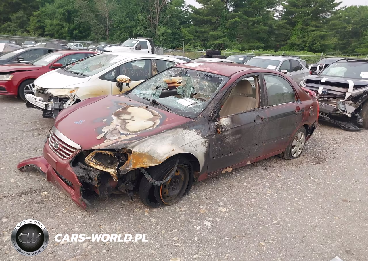 2007 Kia Spectra Ex VIN:KNAFE122875433222 - 2